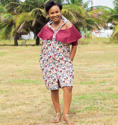 Ankara Short Gown Styles From Nana Ama McBrown S Wardrobe Claraito S Blog