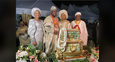 Check Out The Efik Traditional Wedding Attire From Davido S Brother