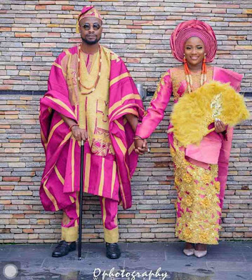 Beautiful Yoruba Traditional Wedding Attire For Bride and Groom ...