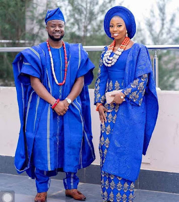 Beautiful Yoruba Traditional Wedding Attire For Bride and Groom ...