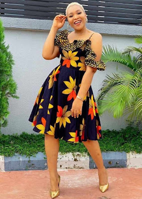 Asoebi Styles With Lace and Ankara - Trendy Designs - Claraito's Blog