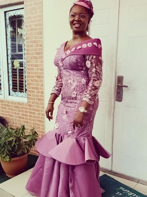 40 Onion Colour Aso ebi Lace Styles - Claraito's Blog