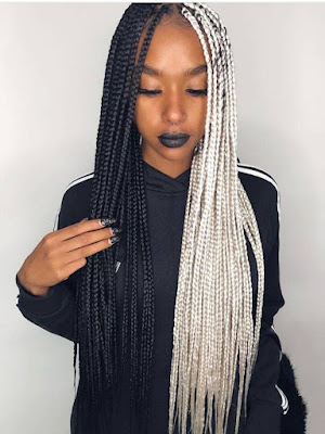 30+ Beautiful Grey Braids Styles that you should try this season ...