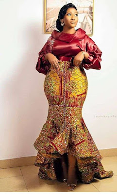 40+ Nigerian Ankara Skirt and Blouse Styles for Ladies - Claraito's Blog