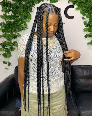 50+ Cute Knotless Braids Styles - Styles To Try - Claraito's Blog