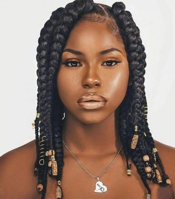 55 Beautiful Braids with Beads for Adults 2024 - Claraito's Blog