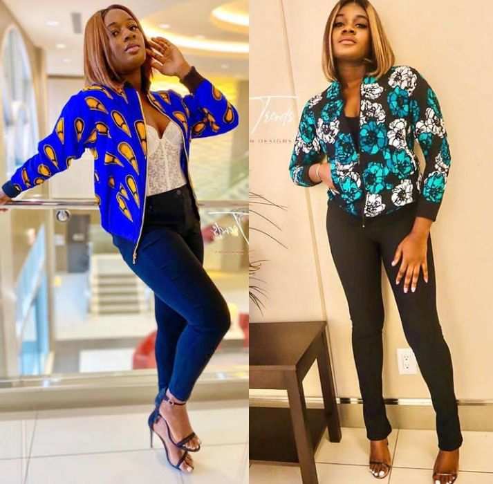 Ankara Bomber Jacket Styles for Ladies - Trendy Styles - Claraito's Blog