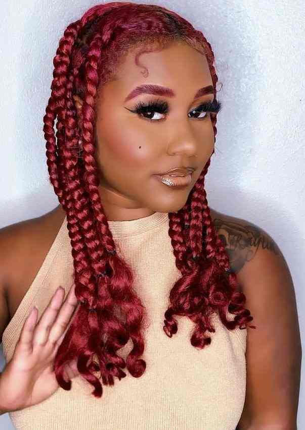 Stylish Coi Leray Braid Styles to try this season - Mixed Braids ...