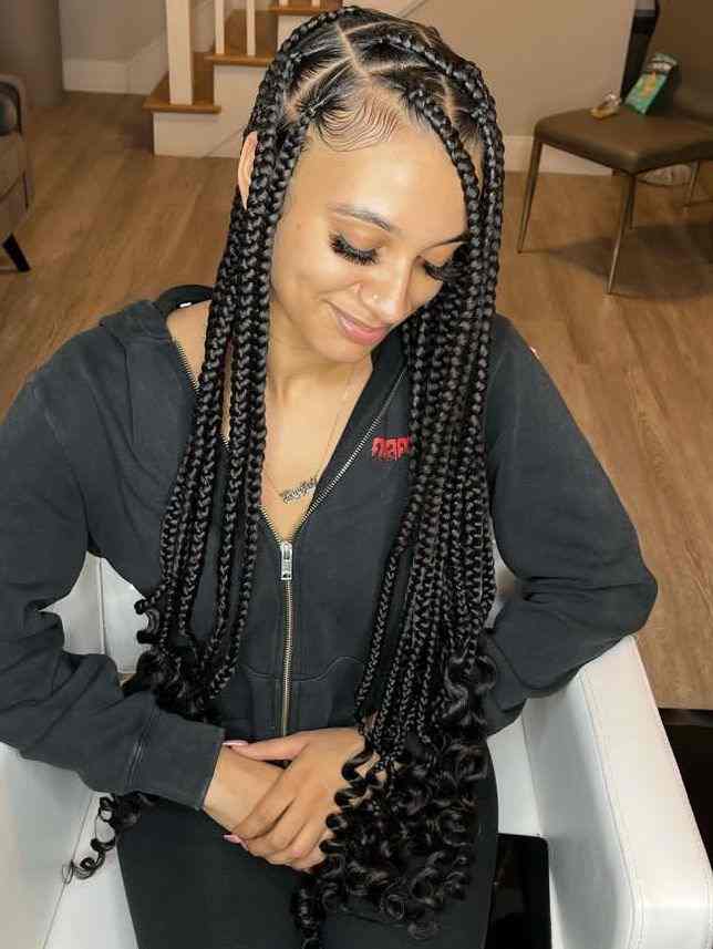 Stylish Coi Leray Braid Styles to try this season - Mixed Braids ...