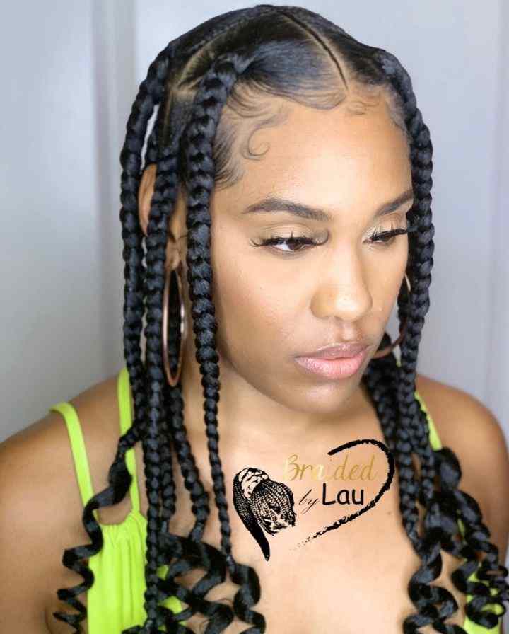 Stylish Coi Leray Braid Styles to try this season - Mixed Braids ...