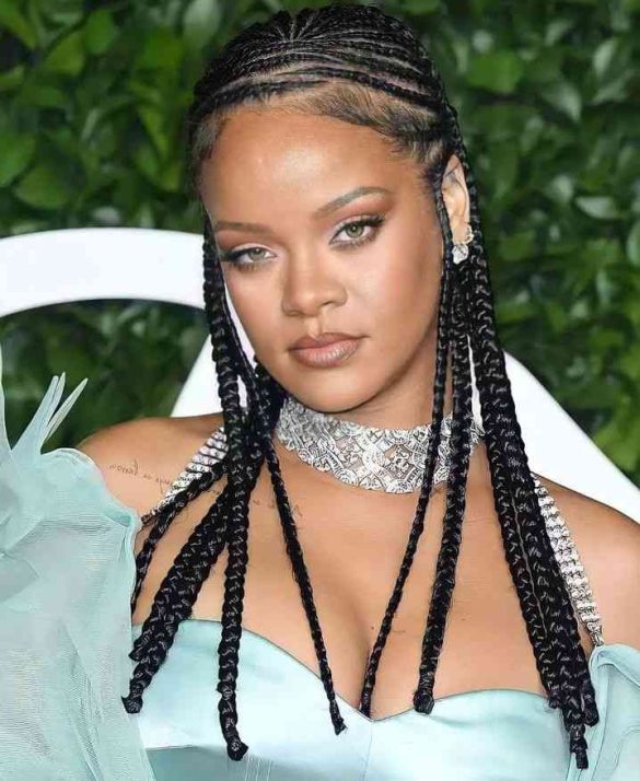 20 Beautiful Rihanna Braids Hairstyles that will Inspire you - Claraito ...